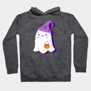 kawaii halloween ghost Hoodie